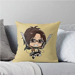 Hange Zoe Attack on Titan Throw Pillow