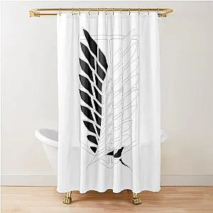 Attack on Titan Wings of Freedom Shower Curtain