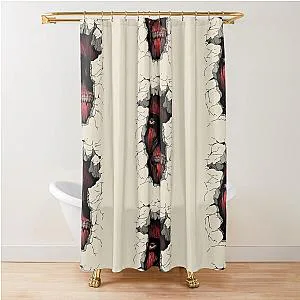 TITAN COLOSSAL WALL ATTACK ON TITAN FANART Shower Curtain