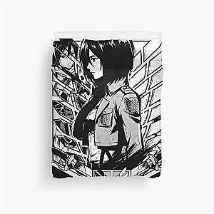 Attack on Titan Mikasa Anime Manga Graphic Duvet Cover