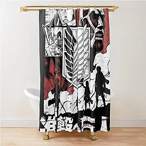 Attack on Titan Anime Manga Graphic Shower Curtain