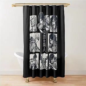 Attack on Titan Character Shower Curtain