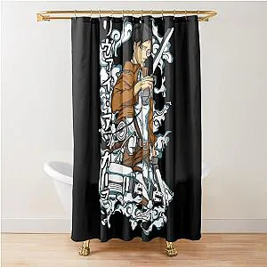 Eren Yeager Attack on Titan Shower Curtain