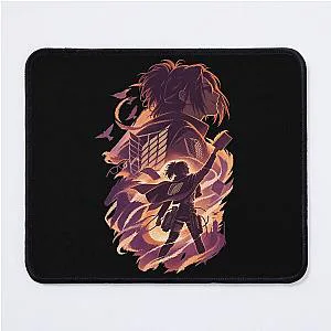 Hange Zoe Silhouette Attack on Titan Science Art Mouse Pad