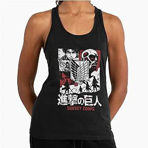 Attack on Titan Graphic Tee Racerback Tank Top