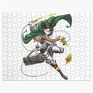 Attack on Titan Wall Breach Scene Epic Manga Style Jigsaw Puzzle