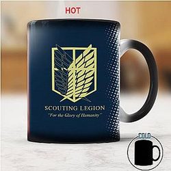 Attack on Titan Mugs - Blue Logo Color Changing Mug