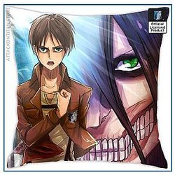 Attack On Titan Pillows -  Eren Yeager And Titan