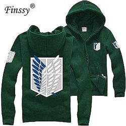 Attack On Titan Hoodies - Japan Shingeki no Kyojin Zipped Hoodies