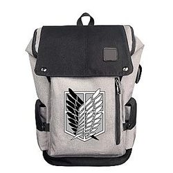 Attack On Titan Backpacks - Freedom Wings Teenagers Canvas Unisex Backpack