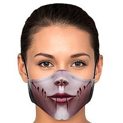 Attack On Titan Face Masks -  Annie Leonhart Titan Face Premium Carbon Filter Face Mask