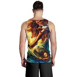 Attack On Titan Tank Tops -  Levi Ackerman x Eren Yeager Vibrant Premium Tank Top