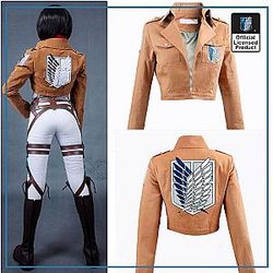Attack on Titan Cosplay - Jacket Shingeki no Kyojin Legion Cosplay Jacket