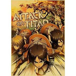 Attack On Titan Posters - Eren Mikasa Armin Scouting Legion Spirit