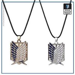 Attack On Titan Necklaces - Wings of Liberty Silver &amp; Gold Necklace