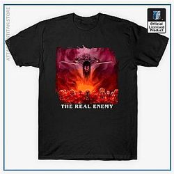Attack On Titan T-shirts - Eren Yeager The Real Enemy T-shirt