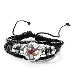 Attack On Titan Bracelets - Mikasa Glass Art Bracelet