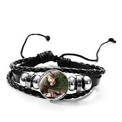 Attack On Titan Bracelets - Levi Attack On Titan Glass Art Bracelet