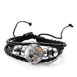 Attack On Titan Bracelets - Attack On Titan Glass Art Bracelet