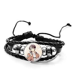 Attack On Titan Bracelets - Levi Cute Glass Art Bracelet