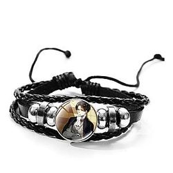 Attack On Titan Bracelets - Levi Glass Art Bracelet