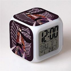 Attack On Titan Clocks - Levi 7 Colors Change Touch Light Alarm Clock