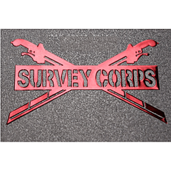 Attack On Titan Stickers - Survey Corps In Red Logo Sticker
