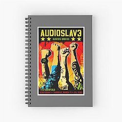 Audioslave Tour Classic Spiral Notebook