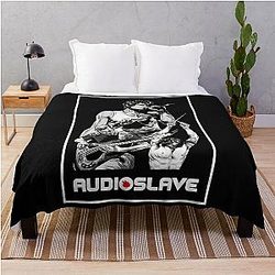 Audioslave Audiomusic Classic T-Shirt Throw Blanket