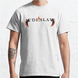 AUDIOSLAVE FLAMING WING FIRE  Classic T-Shirt