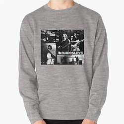 Audioslave white black Classic Pullover Sweatshirt