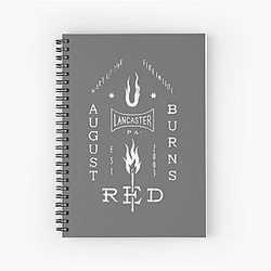 august burns red art3 black Classic Spiral Notebook