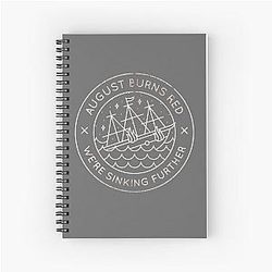august burns red art7 black Classic Spiral Notebook