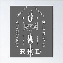 august burns red art3 black Classic Poster