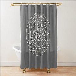 august burns red art7 black Classic Shower Curtain