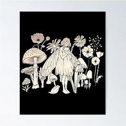Aurora Aksnes fairy illustration print Classic Poster