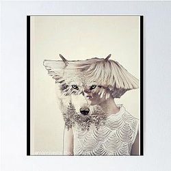 Aurora Wolf Eye   Poster