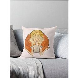 AURORA in peace Throw Pillow