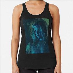 Aurora Aksnes Blue Aurora Racerback Tank Top