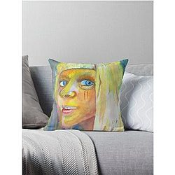 Watercolour AURORA Throw Pillow