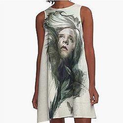 Aurora Aksnes A-Line Dress