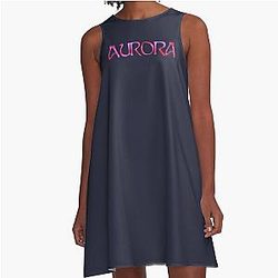 Aurora Red A-Line Dress