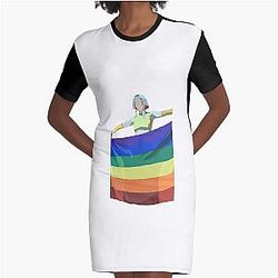 Aurora Aksnes  Graphic T-Shirt Dress