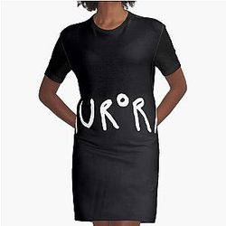 AURORA Essential Graphic T-Shirt Dress