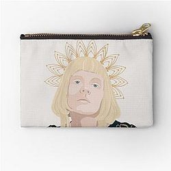 Aurora Aksnes Fan Art Gouache Portrait 'The Gods We Can Touch' Zipper Pouch