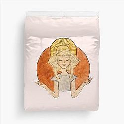 AURORA in peace Duvet Cover