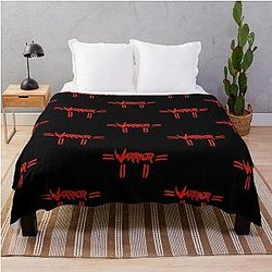 Warrior - Aurora Throw Blanket