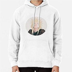 Aurora Aksnes Fan Art Gouache Portrait 'The Gods We Can Touch' Pullover Hoodie