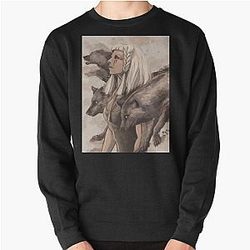 Aurora Running with the Wolves  Pullover Sweatshirt