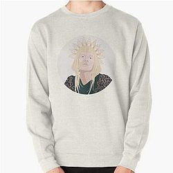 Aurora Aksnes Fan Art Gouache Portrait 'The Gods We Can Touch' Pullover Sweatshirt